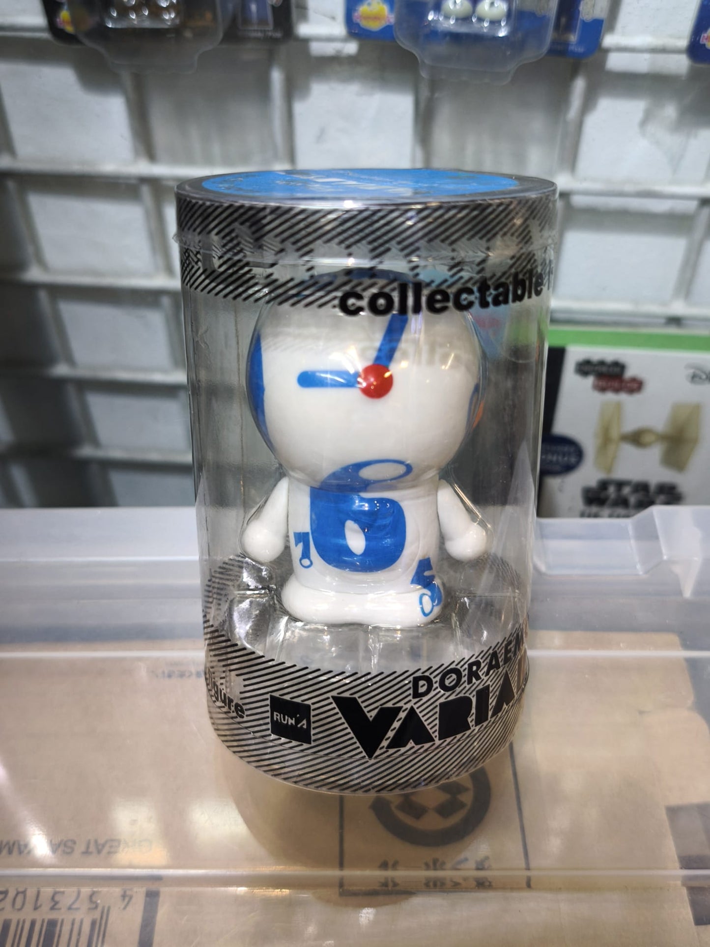 [Pre Owned-New] Doraemon Variarts Limited Edition Collectible Figures by Run'A | 75mm Art Toys