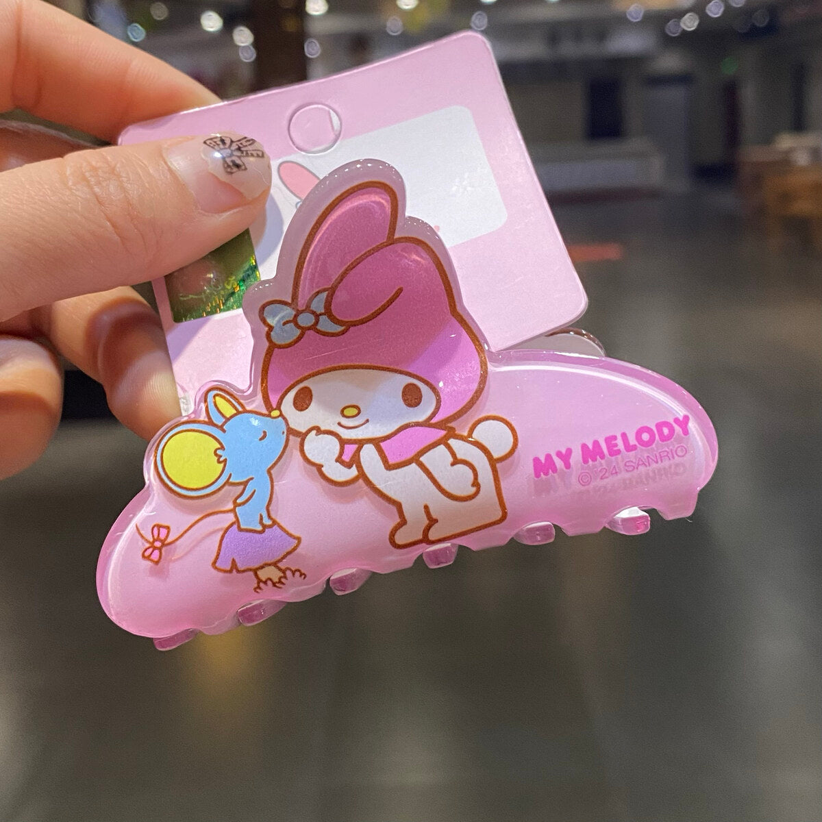 My Melody cute medium claw clip 8.5cm