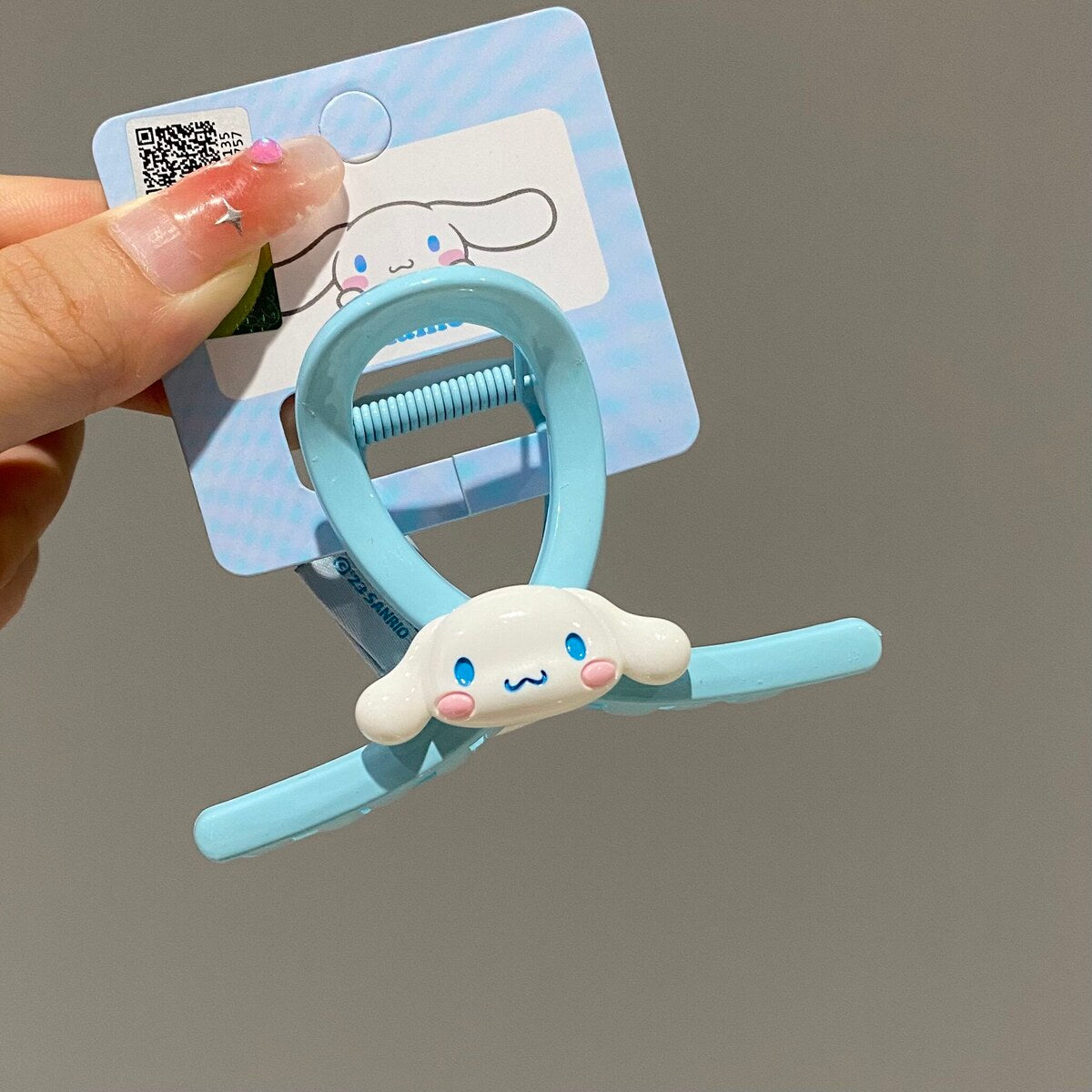 Cinnamoroll blue medium claw clip 8cm