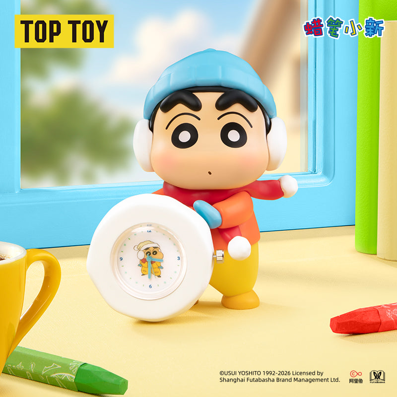 Warm Winter Moment clock figurine - Crayon Shin-chan Action Time Series blind box