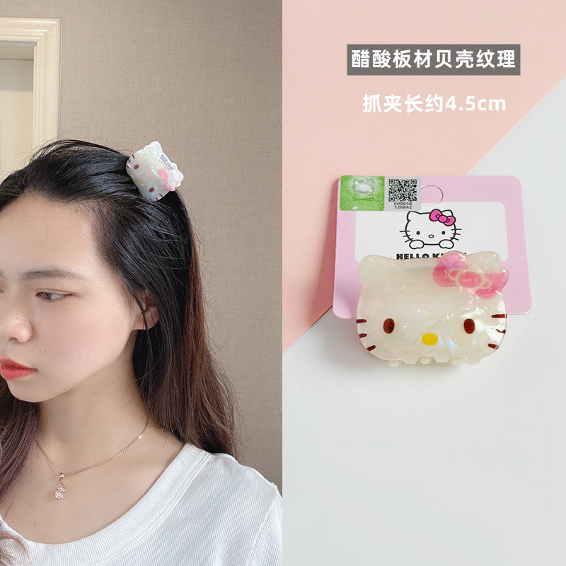Hello Kitty Acetate Small Claw Clip 4.5cm - Sanrio licensed acrylic claw clip