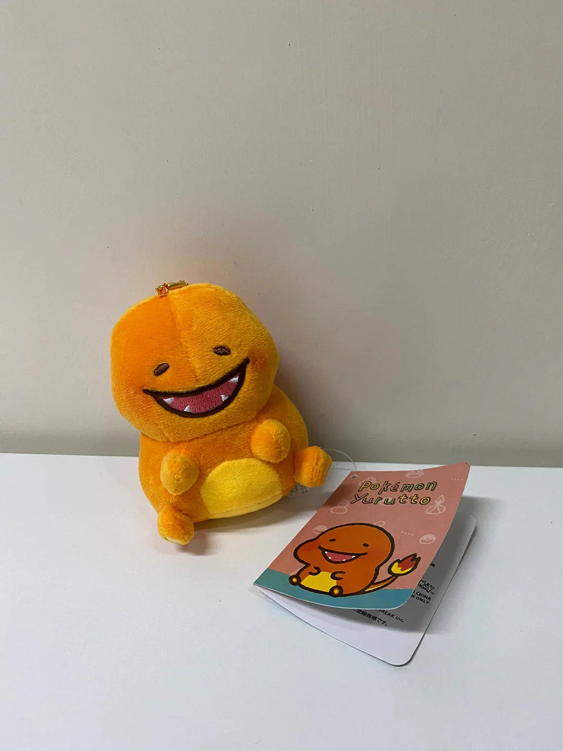 Pokemon Center Yurutto Small Eyes Charmander Mini Plush Doll Keychain KawaiiGiftLand
