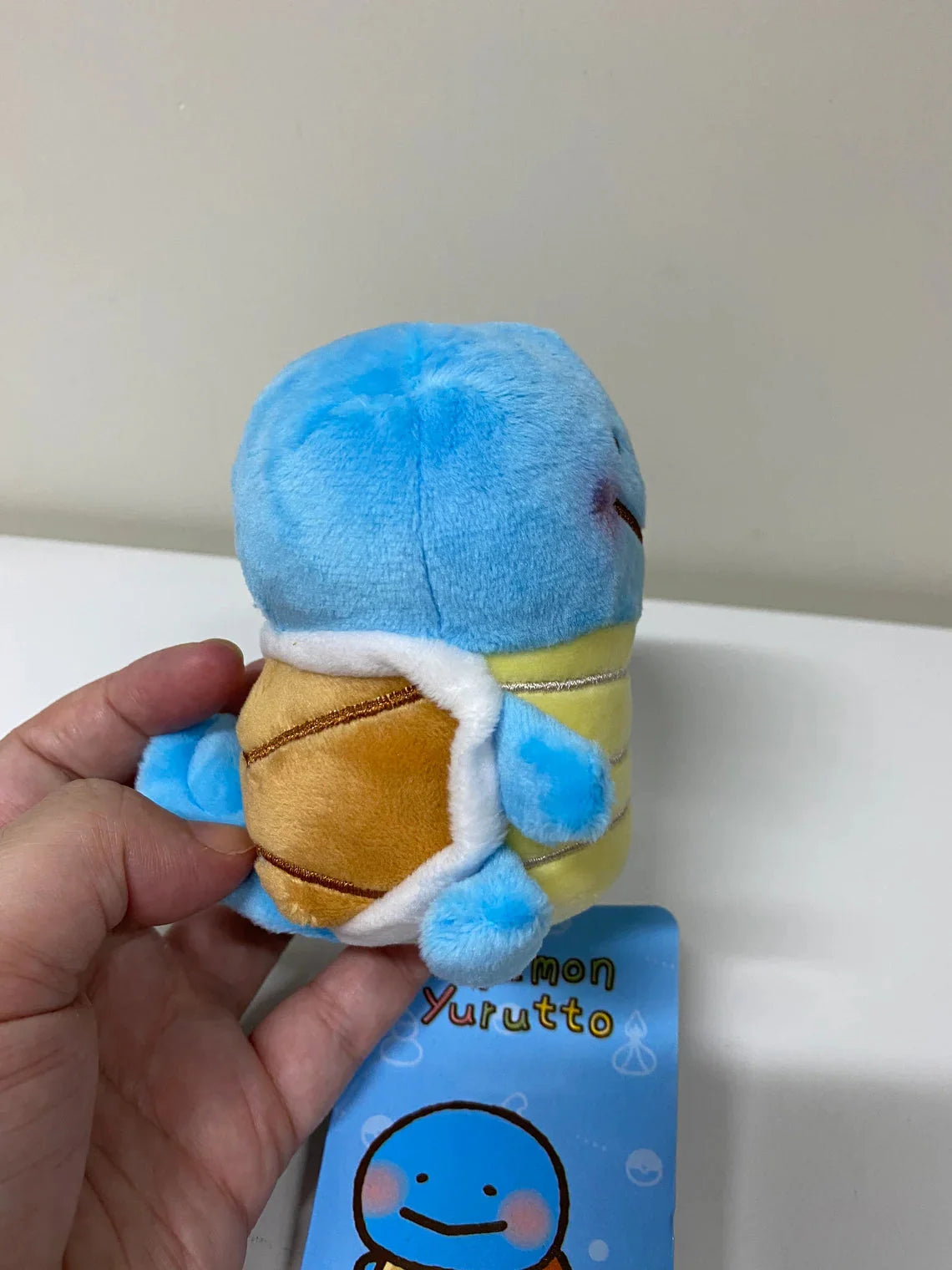 Pokemon Center Yurutto Small Eyes Squirtle Mini Plush Doll Keychain KawaiiGiftLand