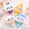 Japan ChiiKawa Magic Girl Series | ChiiKawa Hachiware Usagi Momonga Cute Plush Doll Hand Mirror - Kawaii items Room Decoration Doll