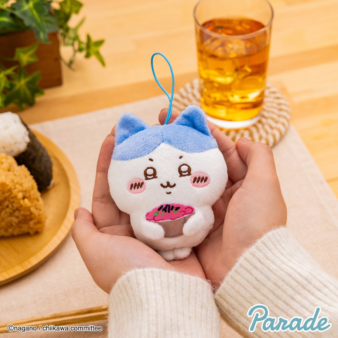 Japan ChiiKawa | Hachiware with Food Plush Doll Kawaii items Room Decoration doll KawaiiGiftLand