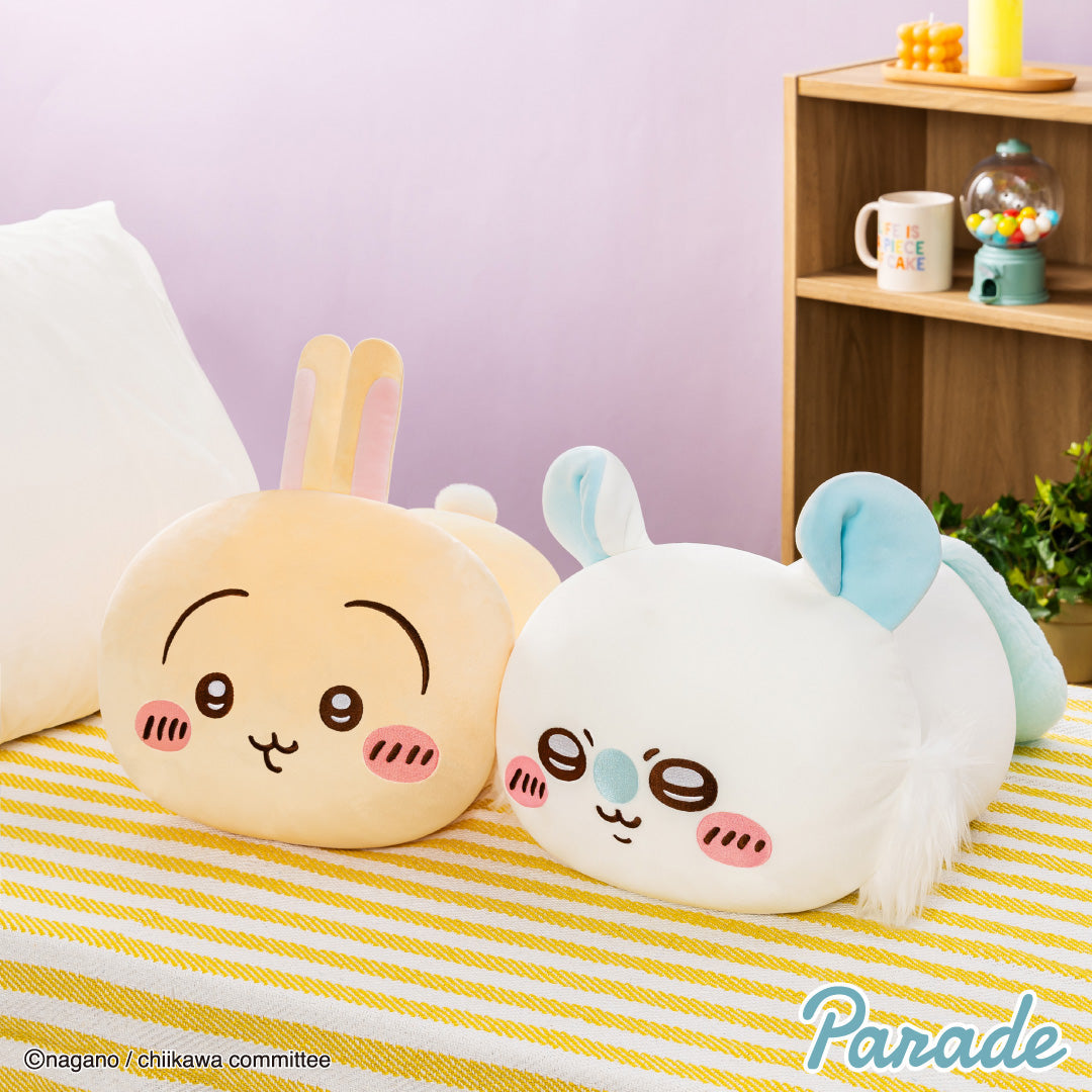 Japan ChiiKawa Cute Lay Down Series | ChiiKawa Hachiware Usagi Momonga Big 40cm Plush Lay Down Doll Kawaii items Room Decoration doll KawaiiGiftLand