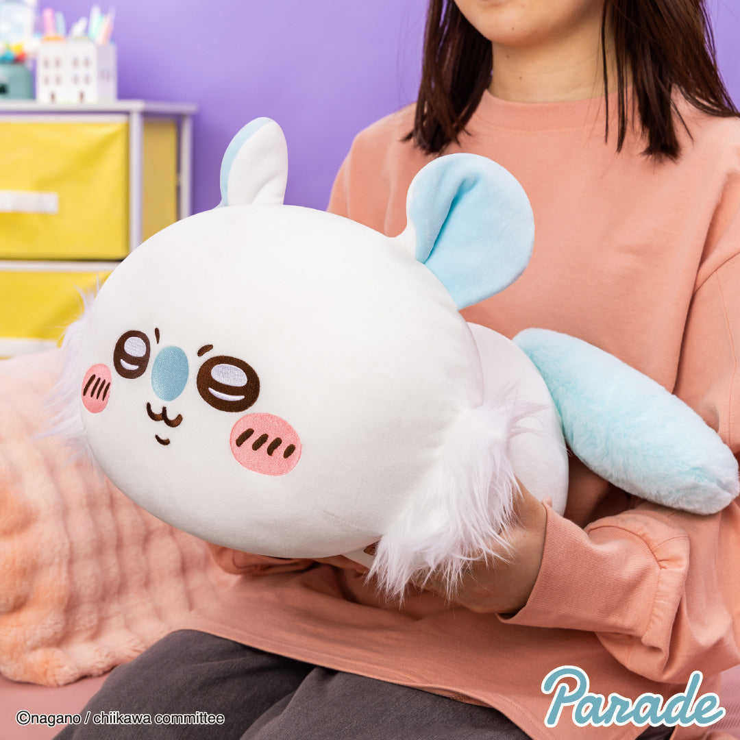 Japan ChiiKawa Cute Lay Down Series | ChiiKawa Hachiware Usagi Momonga Big 40cm Plush Lay Down Doll Kawaii items Room Decoration doll KawaiiGiftLand