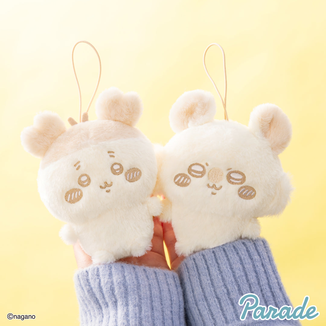 Japan ChiiKawa | Usagi Momonga Rakko Crab Milk Colour Version Cute Plush Doll Keychain - Kawaii items Room Decoration doll