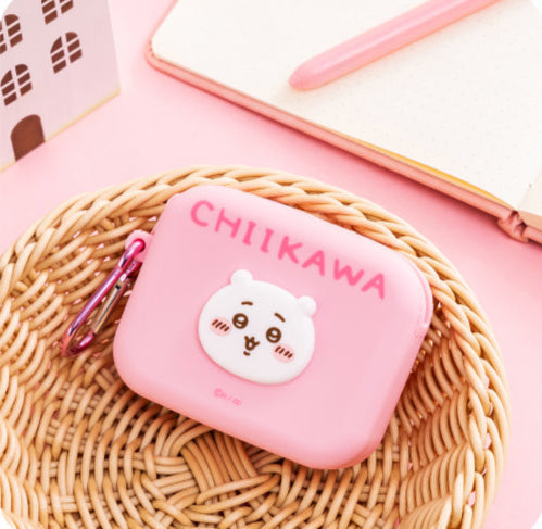 Japan ChiiKawa | ChiiKawa Hachiware Usagi Momonga Kurimanju Rakko Shisa Crab Earphone Soft Plastic Case Purse Keychain Kawaii items Room Decoration KawaiiGiftLand