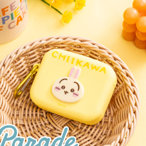 Japan ChiiKawa | ChiiKawa Hachiware Usagi Momonga Kurimanju Rakko Shisa Crab Earphone Soft Plastic Case Purse Keychain Kawaii items Room Decoration KawaiiGiftLand