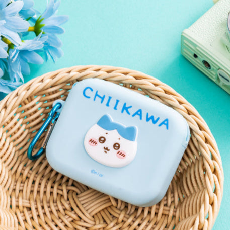 Japan ChiiKawa | ChiiKawa Hachiware Usagi Momonga Kurimanju Rakko Shisa Crab Earphone Soft Plastic Case Purse Keychain Kawaii items Room Decoration KawaiiGiftLand