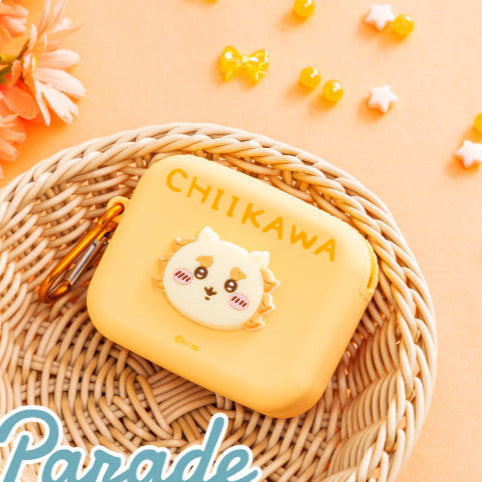 Japan ChiiKawa | ChiiKawa Hachiware Usagi Momonga Kurimanju Rakko Shisa Crab Earphone Soft Plastic Case Purse Keychain Kawaii items Room Decoration KawaiiGiftLand