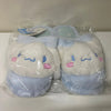 Sanrio Cinnamoroll Blue Fluffy Big Head Fur Winter Slippers