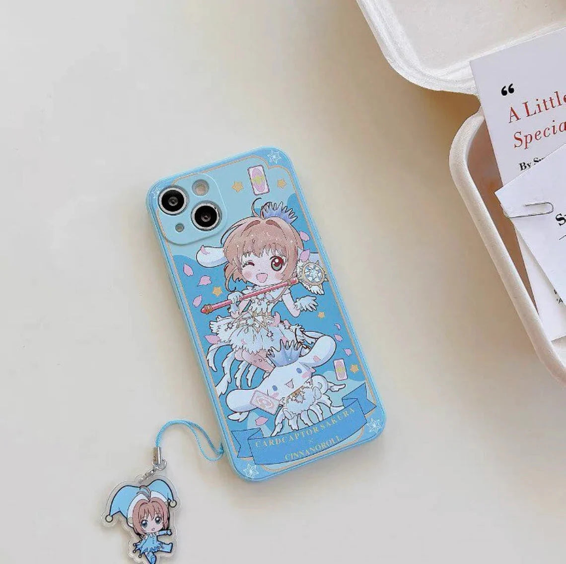Colour CardCaptorSakura with MM KU CN PN iPhone Case 6 7 8 PLUS SE2 XS XR X 11 12 13 14 15 16 Pro Promax 12mini 13mini KawaiiGiftLand