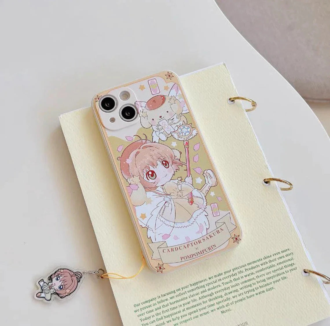 Colour CardCaptorSakura with MM KU CN PN iPhone Case 6 7 8 PLUS SE2 XS XR X 11 12 13 14 15 16 Pro Promax 12mini 13mini KawaiiGiftLand