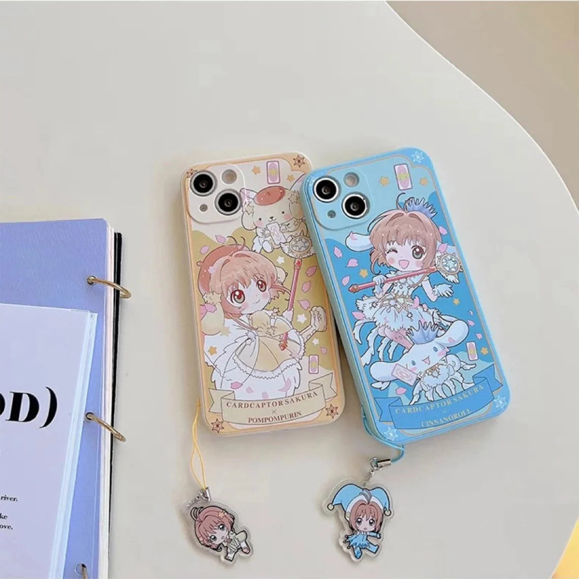 Colour CardCaptorSakura with MM KU CN PN iPhone Case 6 7 8 PLUS SE2 XS XR X 11 12 13 14 15 16 Pro Promax 12mini 13mini KawaiiGiftLand
