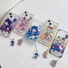 Japan Cartoon Sailor Moon x Sanrio with Phone Strap Clean Case | Hello Kitty My Melody Kuromi Cinnamoroll Pompompurin - Phone Case Samsung Galaxy Z Flip Fold 3 4 5 6 7