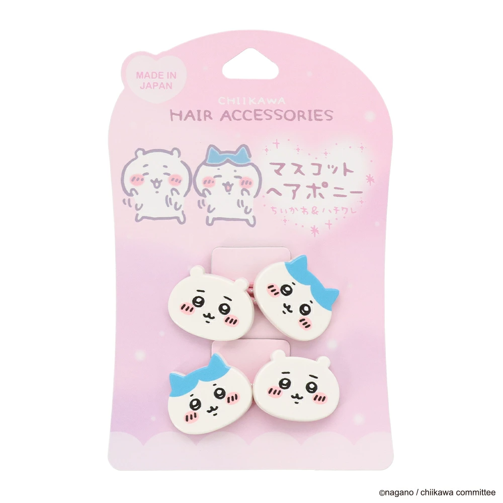 Japan ChiiKawa | ChiiKawa Hachiware Usagi Momonga Cute Icon Ponytail Holders Scrunchies Kawaii items Cute Hair Accessories KawaiiGiftLand