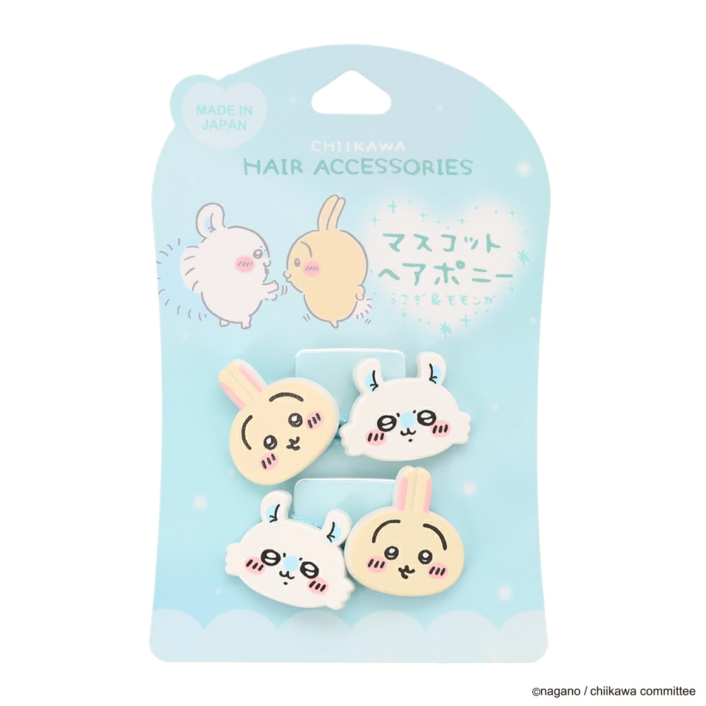 Japan ChiiKawa | ChiiKawa Hachiware Usagi Momonga Cute Icon Ponytail Holders Scrunchies Kawaii items Cute Hair Accessories KawaiiGiftLand