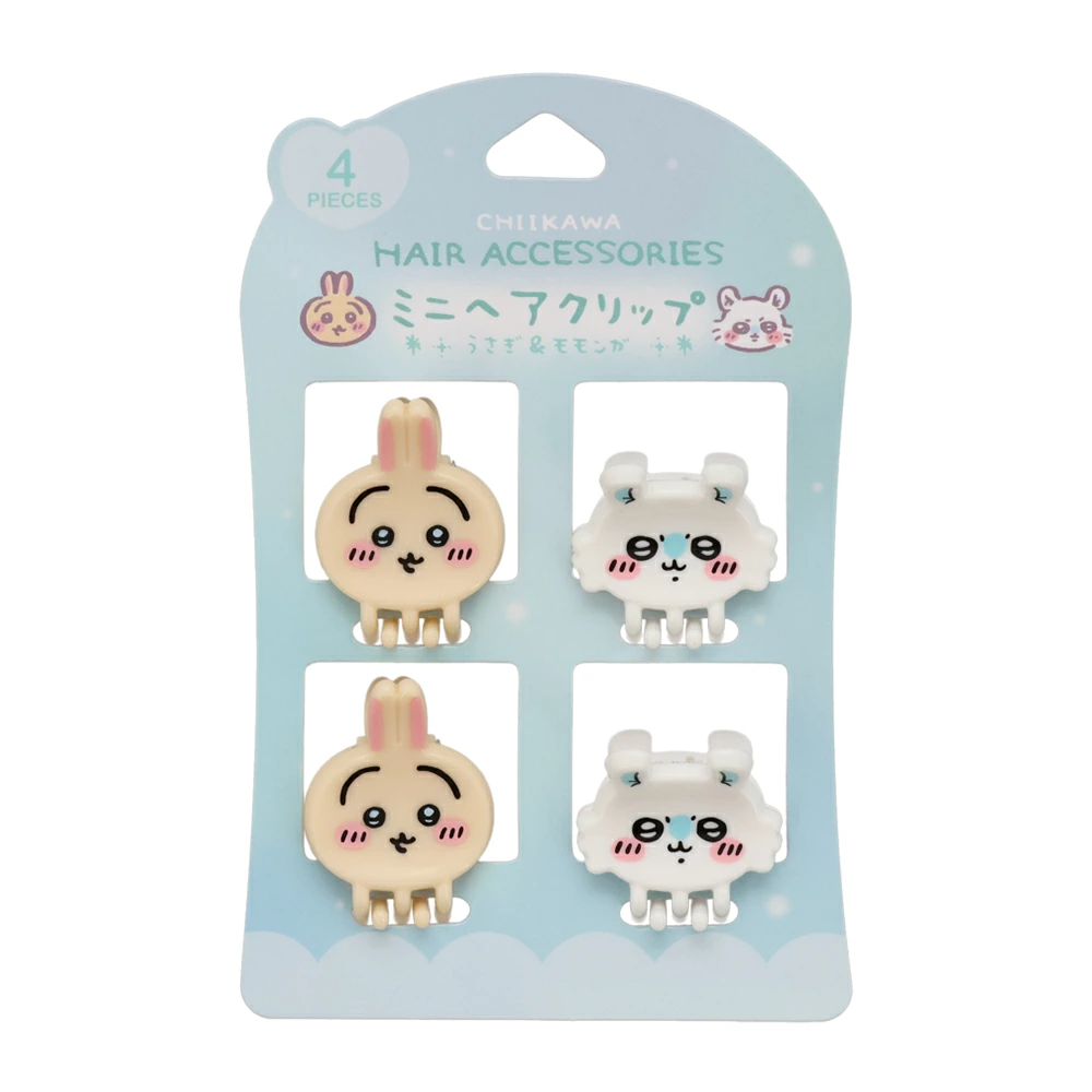 Japan ChiiKawa | ChiiKawa Hachiware Usagi Momonga Cute Small Icon Hair Clip Kawaii items Cute Hair Accessories KawaiiGiftLand
