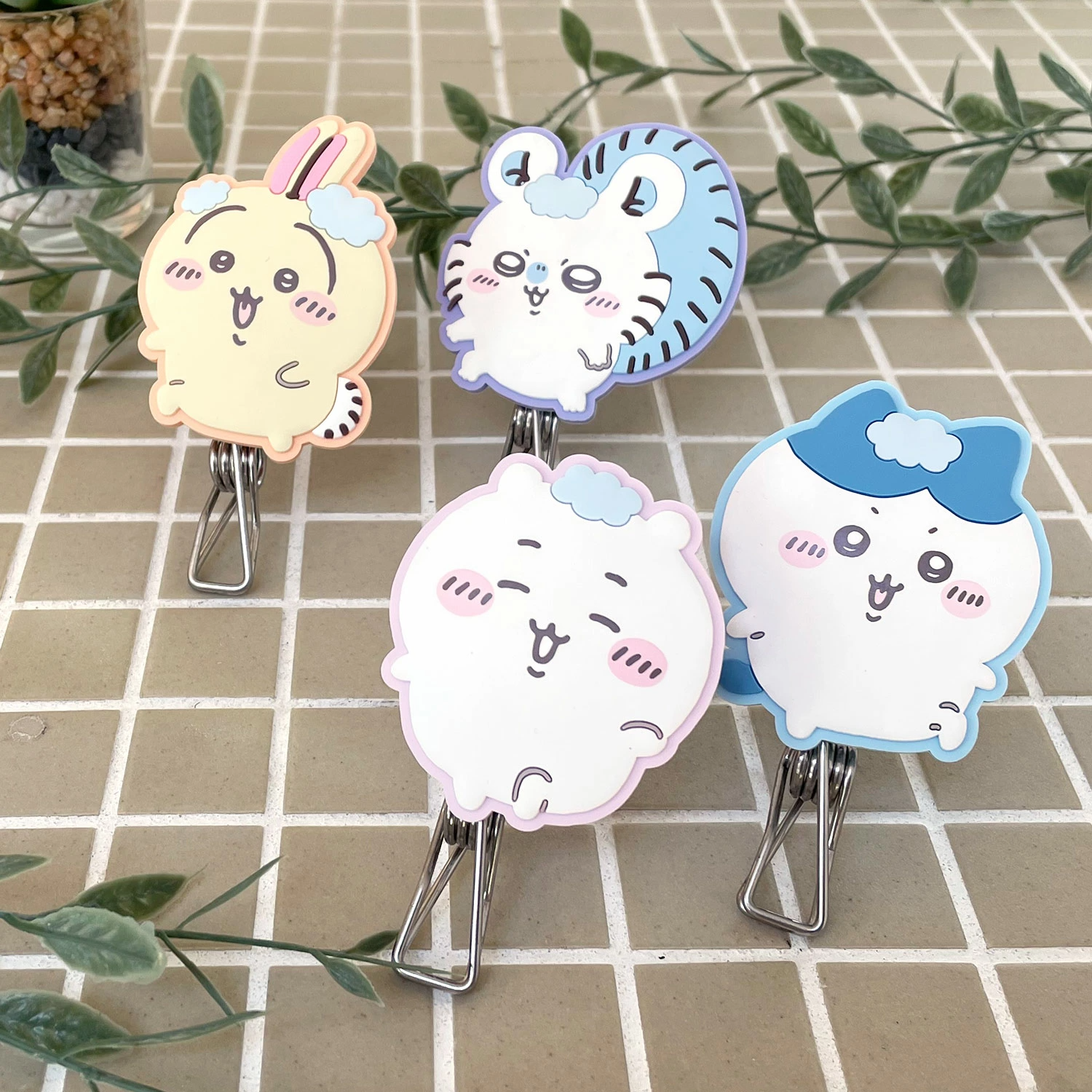 Japan ChiiKawa Laundry Accessories Series | ChiiKawa Hachiware Usagi Momonga Clothes Peg Kawaii items Room Decoration KawaiiGiftLand