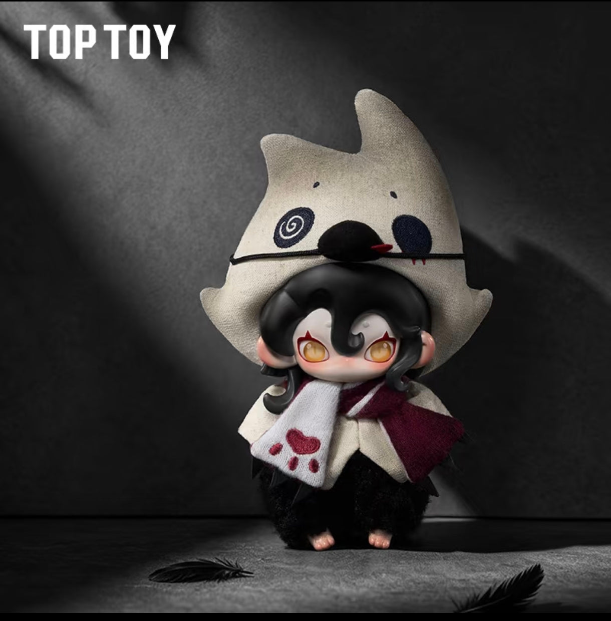 TOPTOY x Sugar Pocket Moonin "The Shrouded Night" Series Gothic Vinyl Face Plush Doll Blind Box