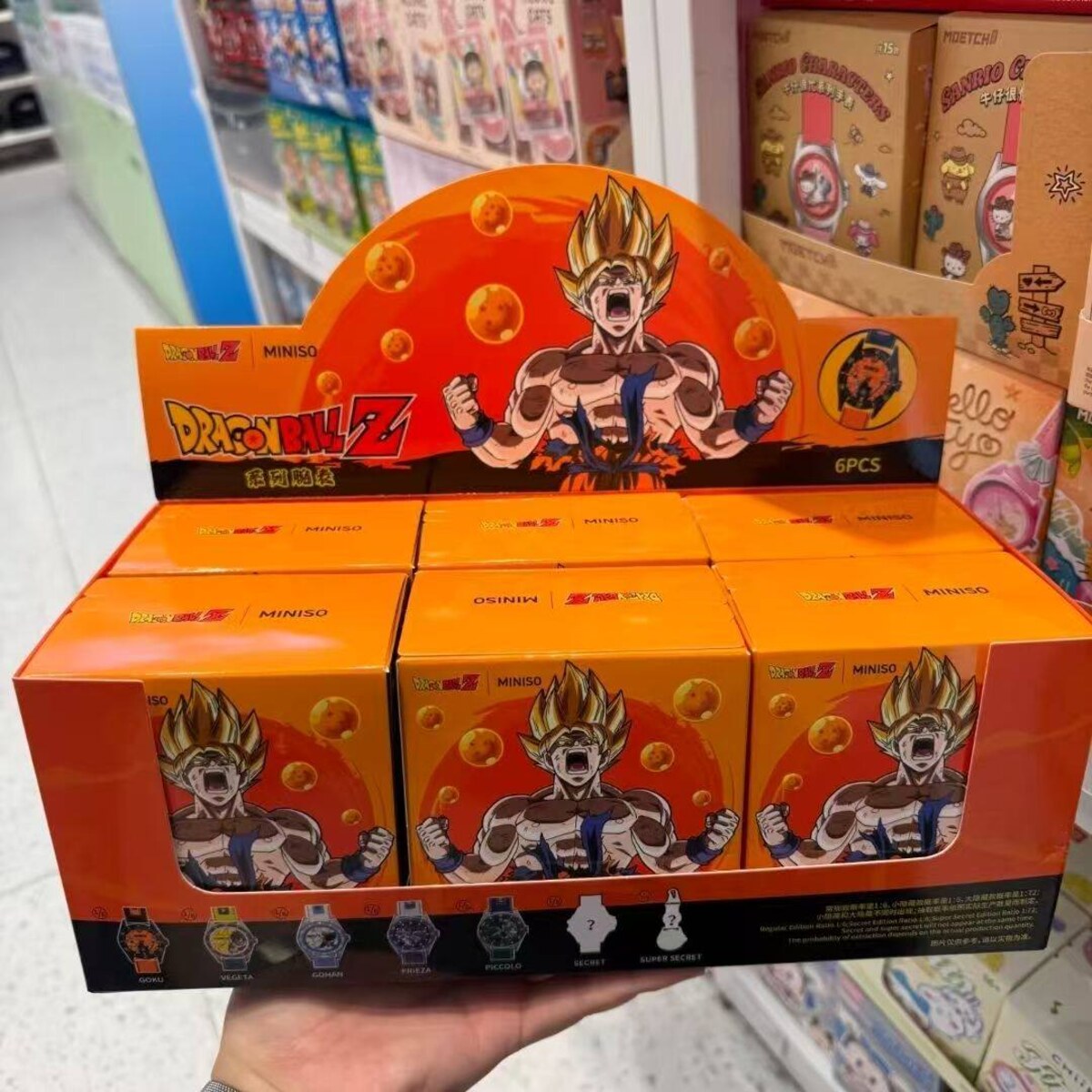 MINISO Dragon Ball Z end of case six design blind box set