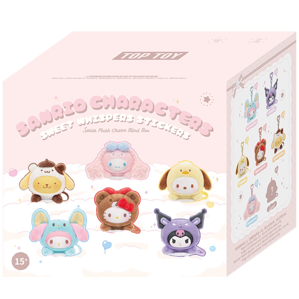TOPTOY Sanrio Characters Sweet Whispers Stickers Series single blind box packaging