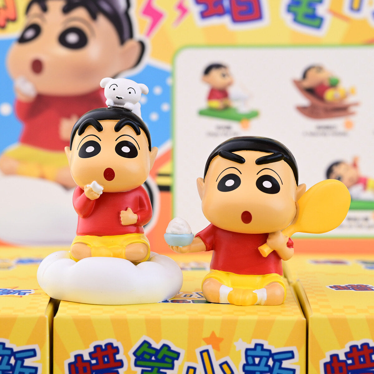 Crayon Shin-chan 2-figure set: Time to Eat a Snack and Let's Start Eating