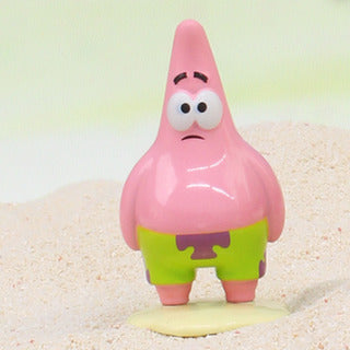 Life of Fish Series - Patrick Star alloy figure standing on a sand base
