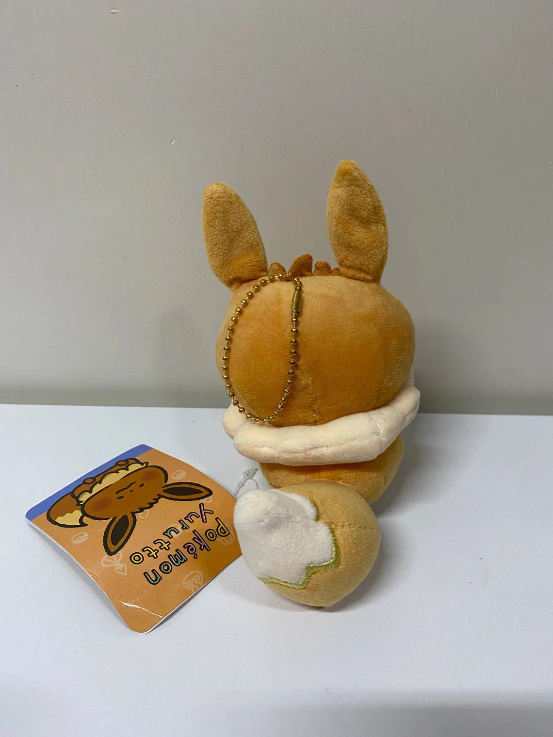 Pokemon Center Yurutto Small Eyes Eevee Mini Plush Doll Keychain KawaiiGiftLand