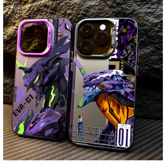 Japanese Anime Evangelion 01 Cases |  iPhone Case PLUS SE2 11 12 13 14 15 16e 16 17 17e Pro Promax 12mini 13mini
