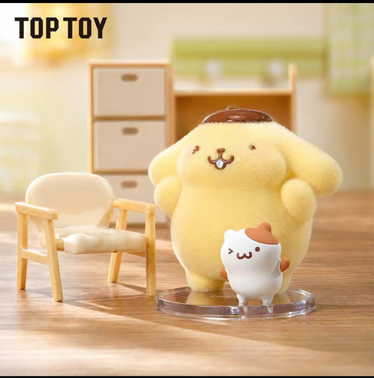 TOPTOY x Sanrio Pompompurin Floofy Daily Series Mystery Blind Box – Kawaii Collectible Figure & Desktop Decor