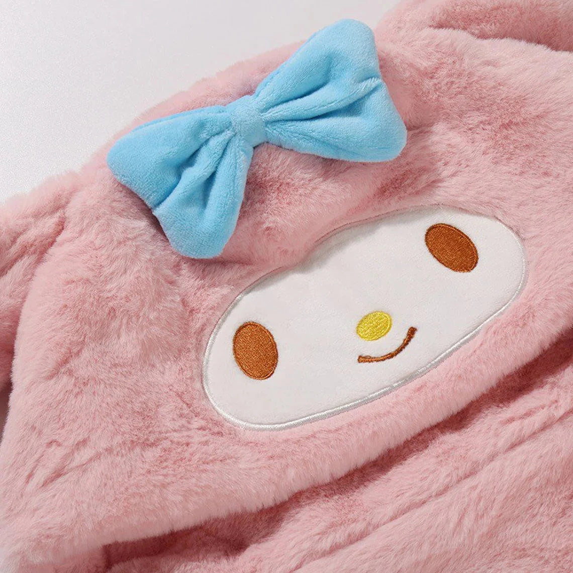 Sanrio My Melody Kuromi Cinnamoroll Hat with Scarf Hat  Winter Warm Accessory Outfits KawaiiGiftLand