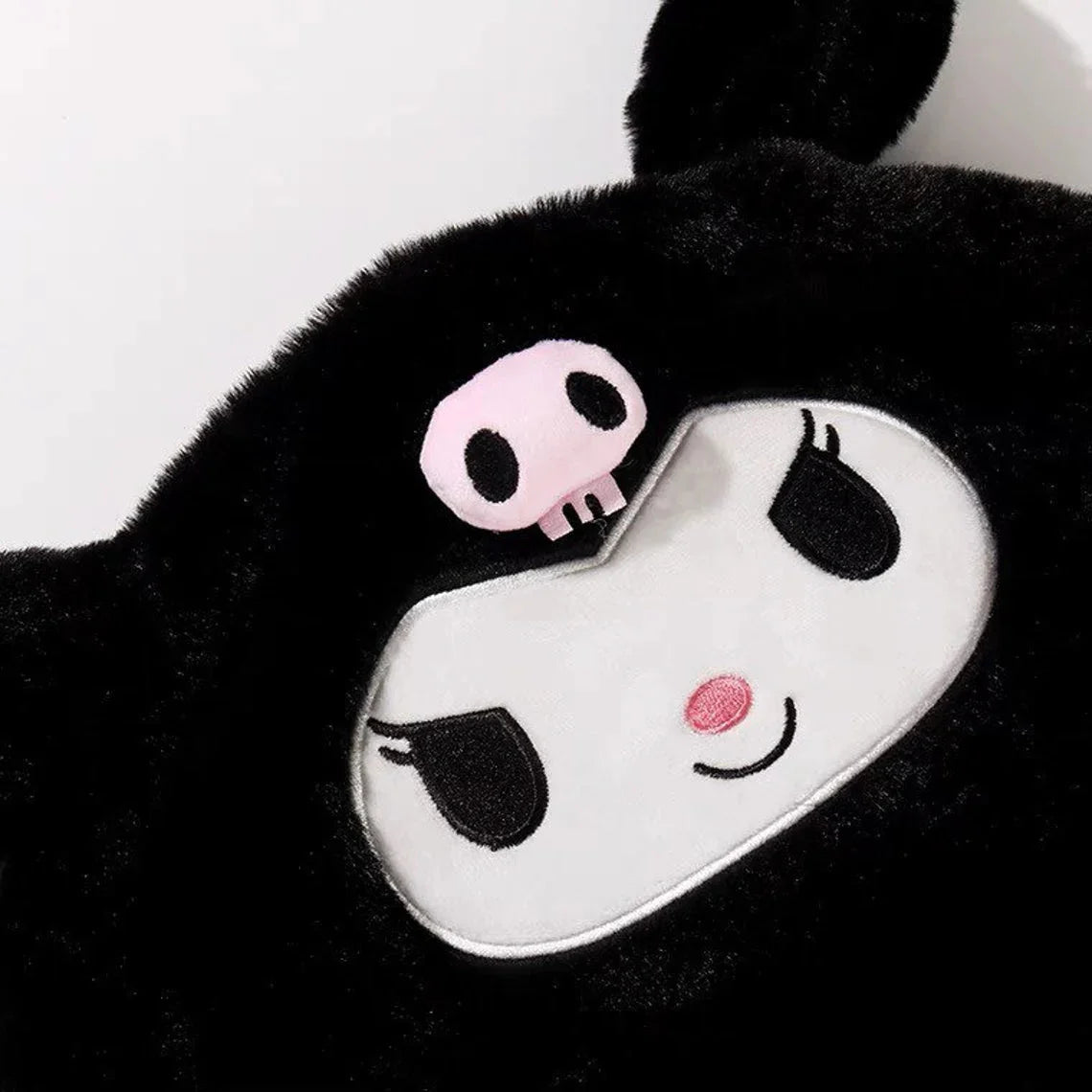 Sanrio My Melody Kuromi Cinnamoroll Hat with Scarf Hat  Winter Warm Accessory Outfits KawaiiGiftLand