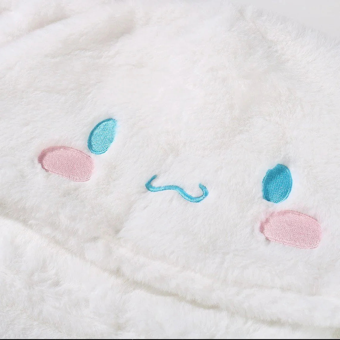 Sanrio My Melody Kuromi Cinnamoroll Hat with Scarf Hat  Winter Warm Accessory Outfits KawaiiGiftLand