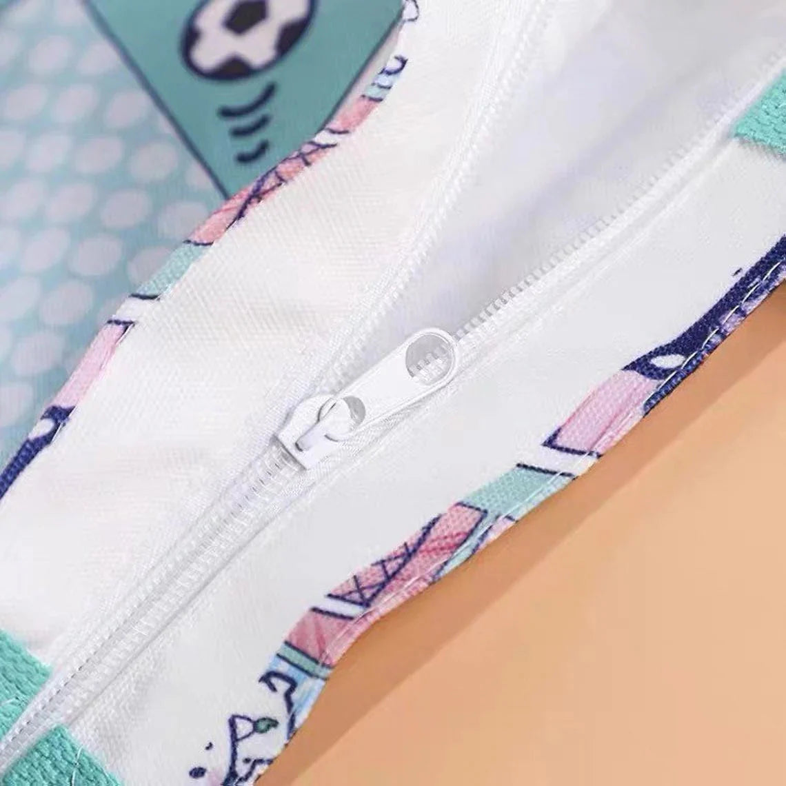 Sanrio Cinnamoroll Sporty Comics Style Tote Bag with Zipper KawaiiGiftLand