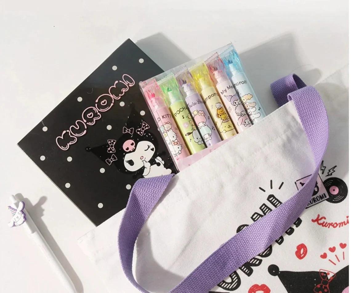 Sanrio Hello Kitty Tote Bag with Zipper KawaiiGiftLand
