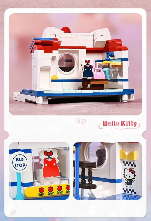 Sanrio Hello Kitty Fashion Shop Building Blocks Toy