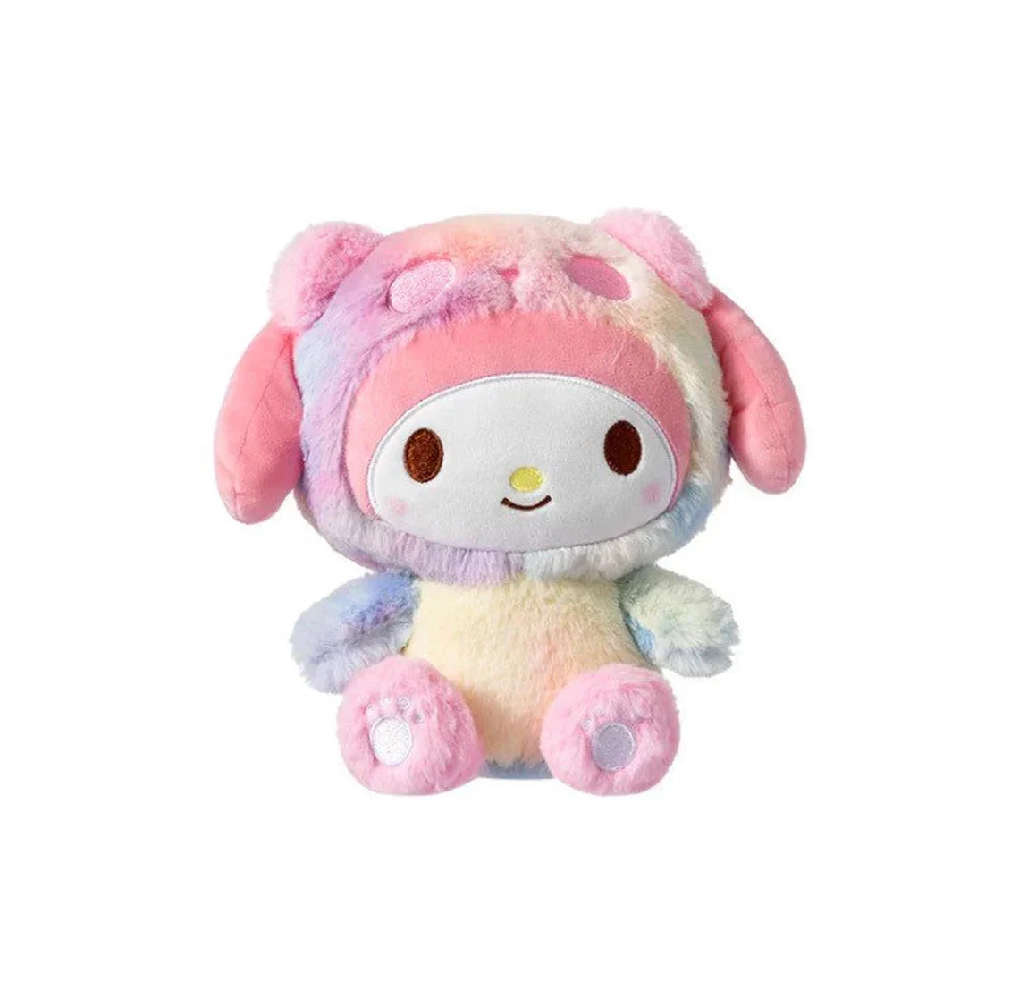 Sanrio Rainbow Panda | Hello Kitty Melody Kuromi Cinnamoroll - 22cm Plush Doll KawaiiGiftLand