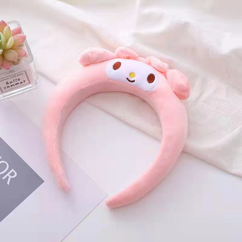 Sanrio Character Headband | My Melody Kuromi Cinnamoroll Pompompuirn - Headband and Hair Accessory Outfits KawaiiGiftLand