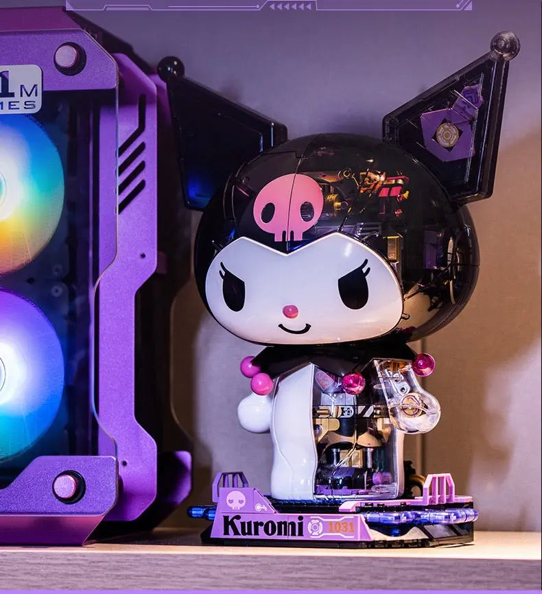 Sanrio Kuromi Robot Mechanical Building Toy Normal Set