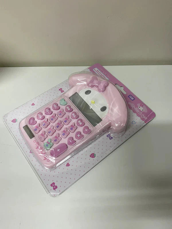 Sanrio Japan | Hello Kitty My Melody Kuromi Cinnamoroll - 12 Digit Calculator Kawaii Stationey KawaiiGiftLand