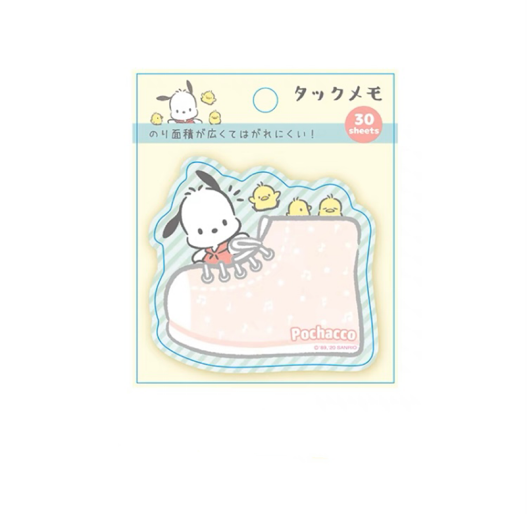 Sanrio Japan Mini Memo Pad Part 4 | Hello Kitty My Melody Little Twin Stars Wish me mell Pochacco Keroppi - 30Sheets KawaiiGiftLand
