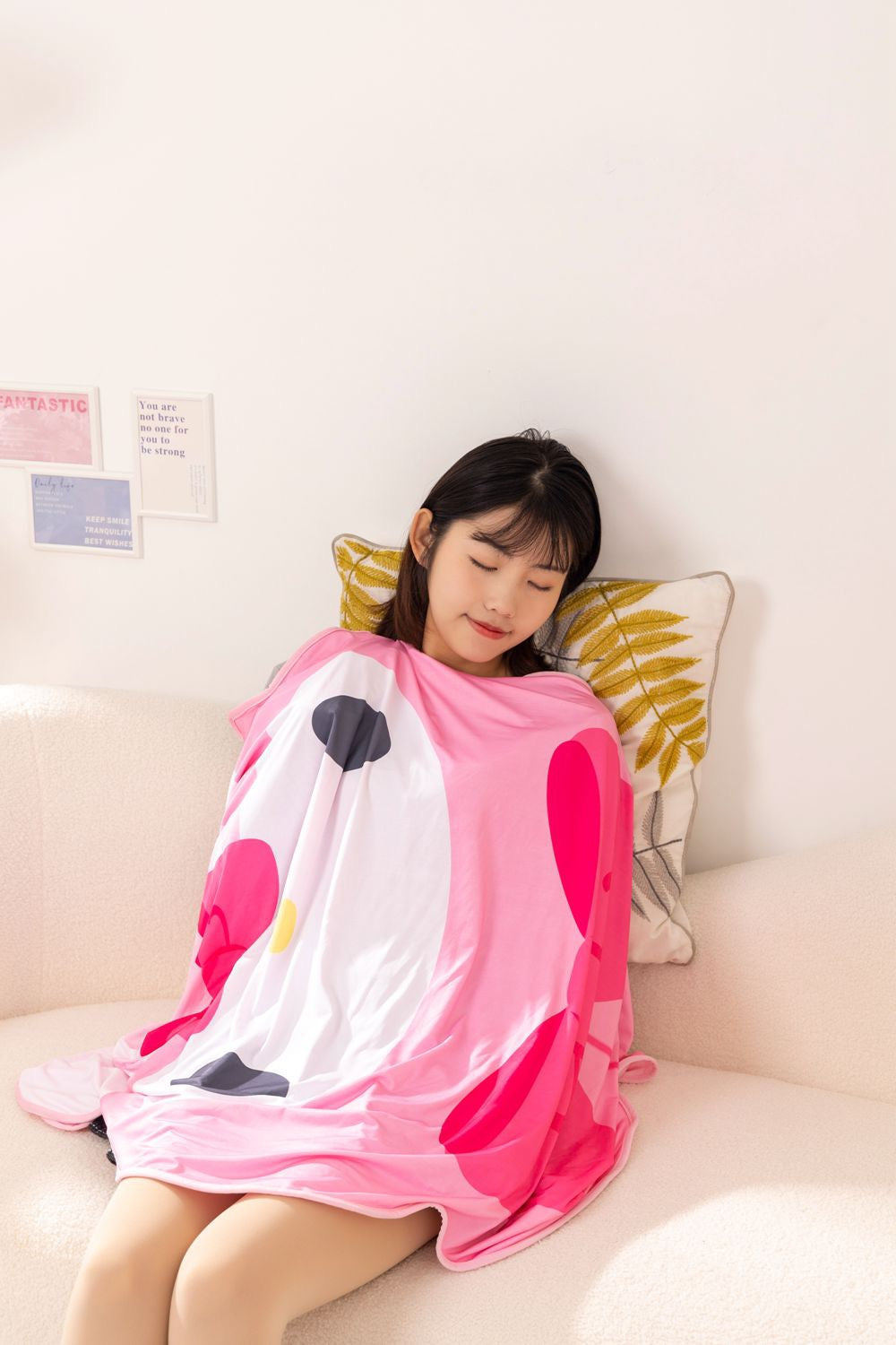 Sanrio Summer Cool Feeling & Felt Blanket | My Melody Kuromi Cinnamoroll Pompompurin - 145x90cm KawaiiGiftLand