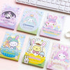 Sanrio Easter Bunny Memo Pad | Hello Kitty My Melody Kuromi Cinnamoroll Pompompurin Pocahcco - 3 Style 48 Sheets