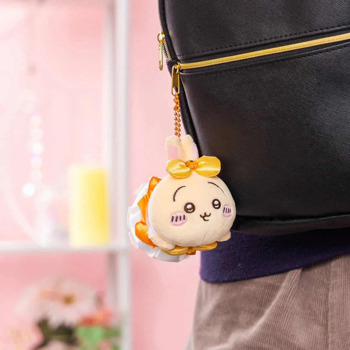 Japan ChiiKawa Magic Girl Series | ChiiKawa Hachiware Usagi Momonga Kurimanju Rakko Shisa Crab Plush Cute Lying doll - Mini Plush Doll keychain KawaiiGiftLand