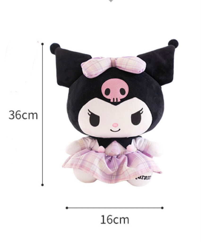 Sanrio Lolita Party Dress | My Melody Kuromi Plush Doll - Children Gift - KawaiiGiftLand