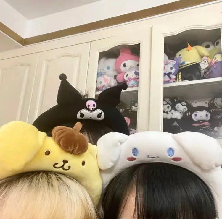 Sanrio Character Headband | My Melody Kuromi Cinnamoroll Pompompuirn - Headband and Hair Accessory Outfits