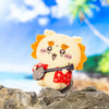 Japan ChiiKawa Shisa's Souvenir Series | Shisa's Playing Sanshin Plush Doll - Kawaii Items Room Decoration Dolls